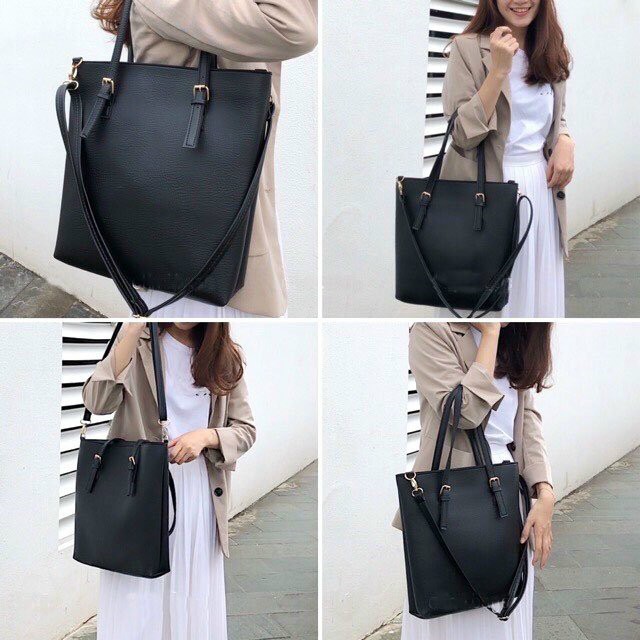 ❤️ GIÁ SỈ ❤️ Túi xách công sở nữ loại TOTE DA đeo vai kẹp nách ĐỰNG VỪA A4 laptop
