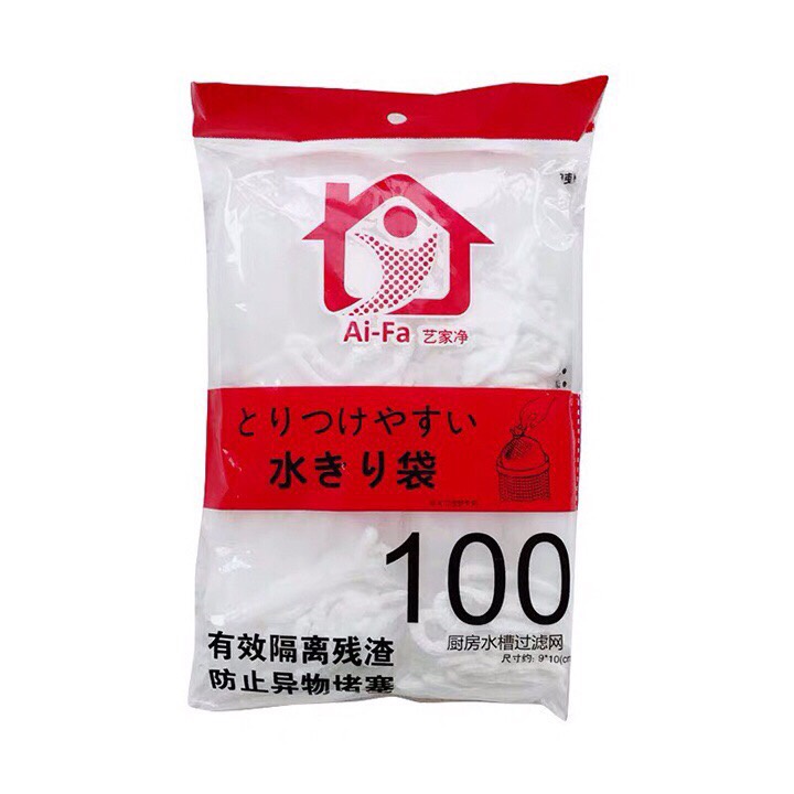 Combo 100 túi lọc rác bồn rửa chén, bát siêu tiện dụng