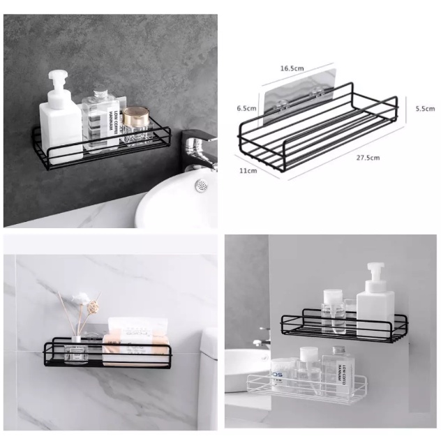 Kệ hình nhân decor nhà tắm, kệ nhựa CAO CẤP nhà bếp dán tường siêu dính chịu lực kiểu Nhật bản