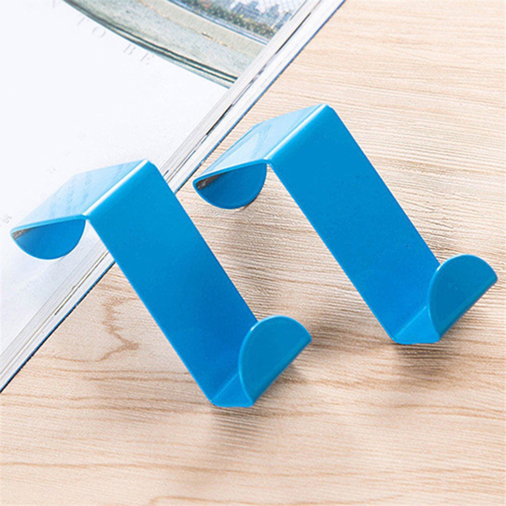 2 Móc Thép Không Rỉ Treo Bên sau Cửa Tủ Phòng Tắm