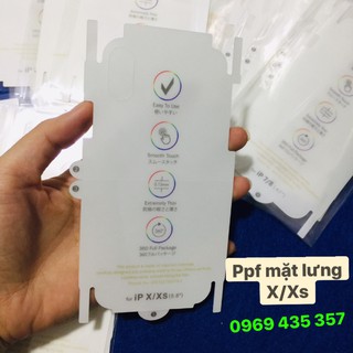 Miếng dán ppf mặt sau ip x xs