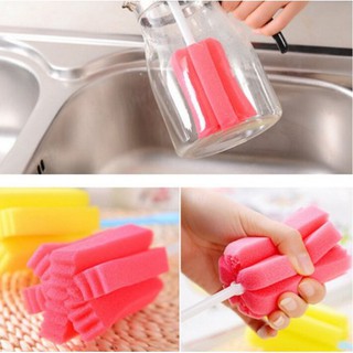 Dụng cụ rửa cốc/ ly/ bình sữa bọt biển tiện lợi - Cọ rửa cốc giá rẻ 🍉Duashop🍉