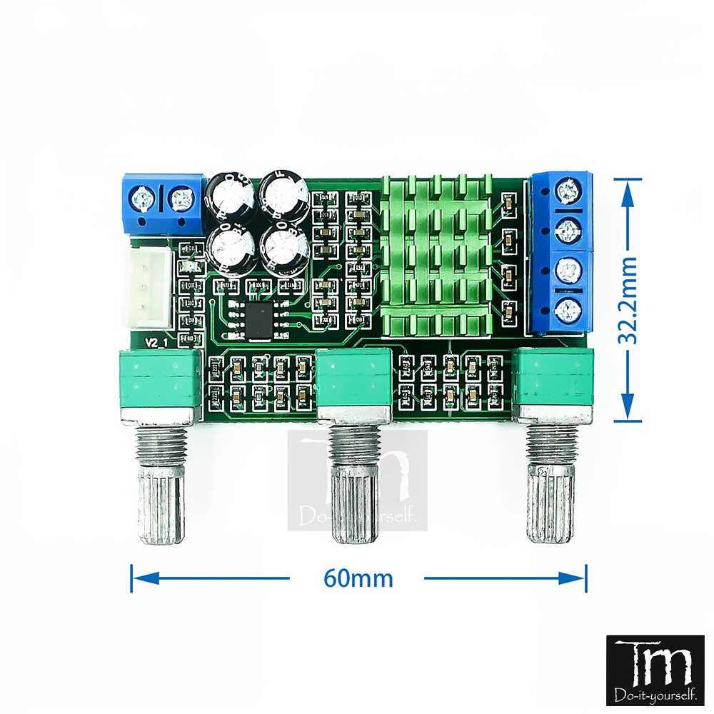 Mạch Khuếch Đại Âm Thanh 2*80W TPA3116D2 12-24V