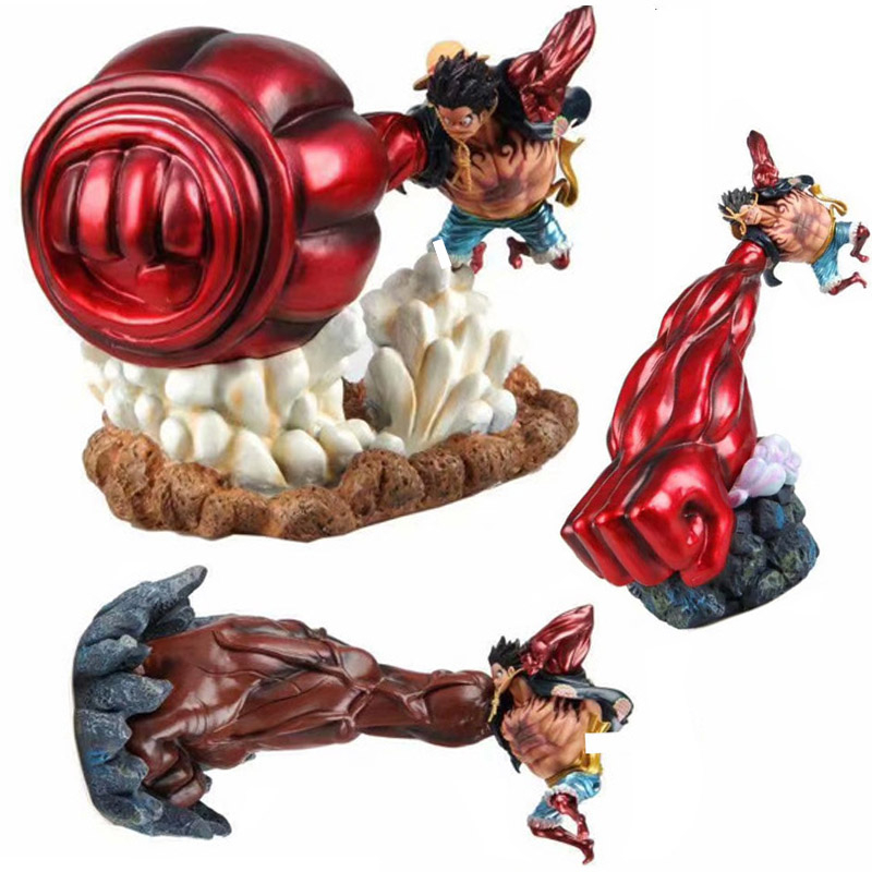 Mô Hình Nhân Vật Luffy Gear 4 Trong Phim Hoạt Hình One Piece Dùng Để Trang Trí