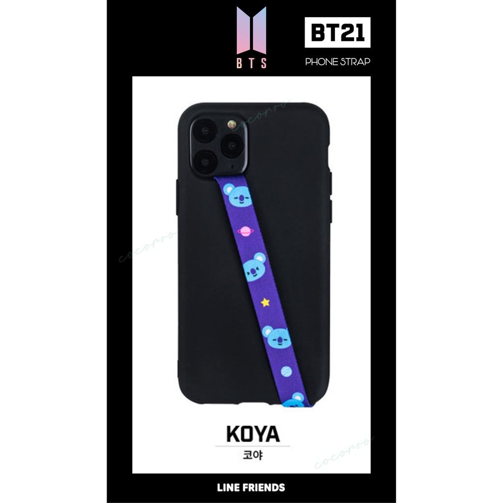 [COCOROO] Phone Strap / BTS & BT21 / KOYA & RM / ARMY / dây treo ốp / dây phụ kiện điện thoại