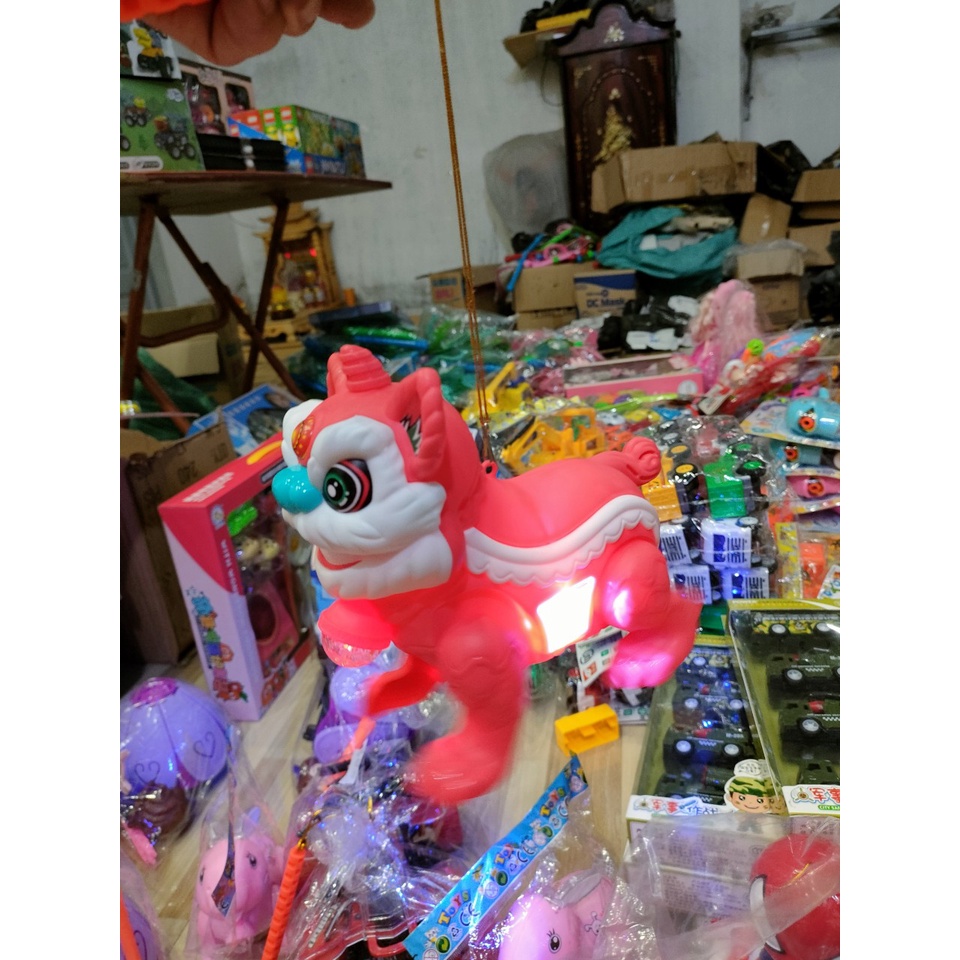 Lồng đèn kỳ lân, đèn lồng thú, có đèn, có nhạc, tặng kèm pin