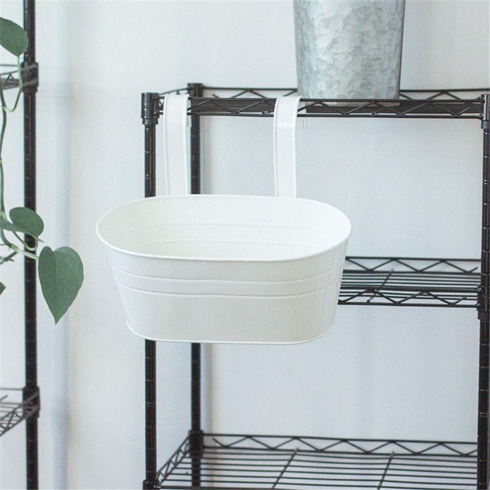 SUYO Chậu Trồng Cây Treo Tường Bằng Kim Loại Trang Trí Nhà Cửa