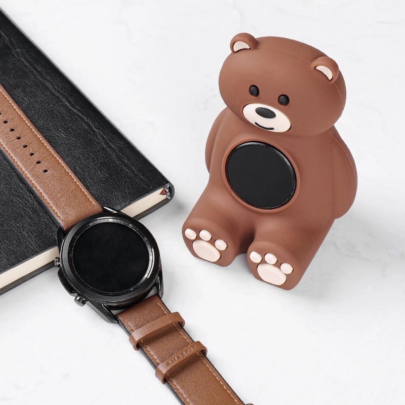 Đế Sạc Đứng In Hình Thú Hoạt Hình Dễ Thương Cho Đồng Hồ Samsung Galaxy