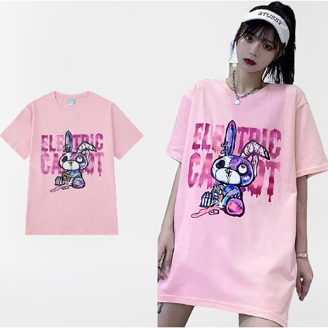 Áo thun cotton dáng rộng unisex nam nữ vanmiushop