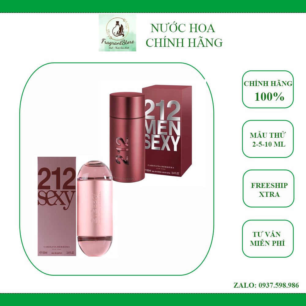 Nước Hoa Carolina Herrera 212 Sexy Men & Women