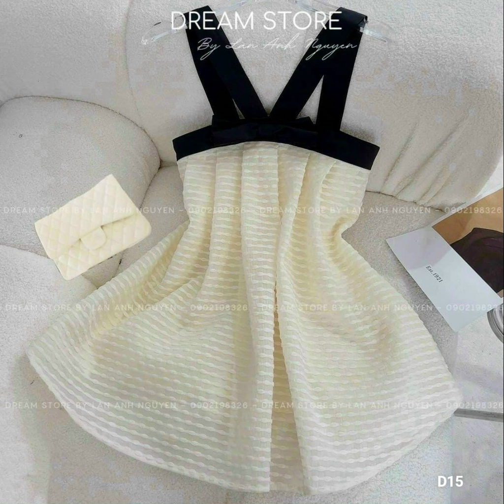 [Đầm sale 50% free ship] Đầm công chúa 2 dây sexy form rộng cho chị em tư tin diện phố