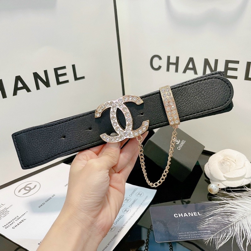 Đai vây hãng, đai váy da bản vừa coa dây xích sang chảnh