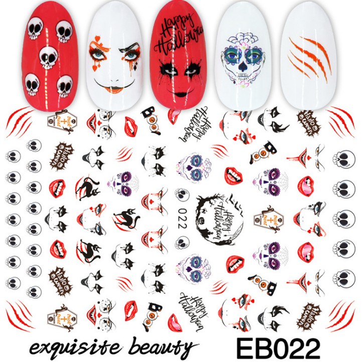 Sticker dán móng haloween 2021
