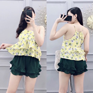 Set 2 dây - áo bèo tầng ( kèm video h.thật )