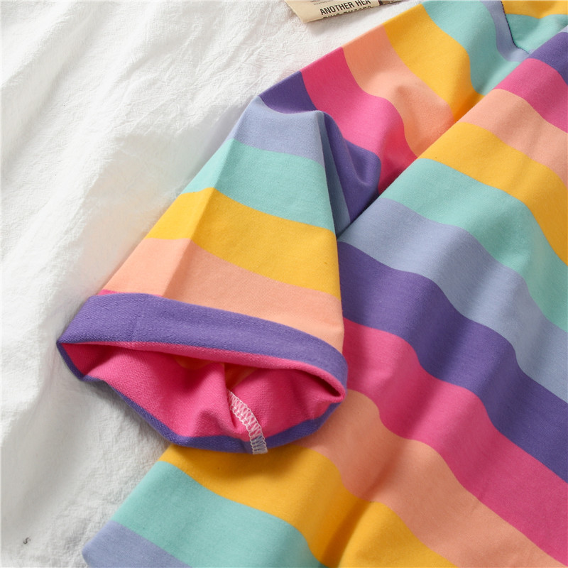 Áo Thun Cotton Tay Dài Cổ Tròn Họa Tiết Mặt Cười Phối Sọc Ngang 5 Màu Thời Trang Hàn Quốc Cho Nữ