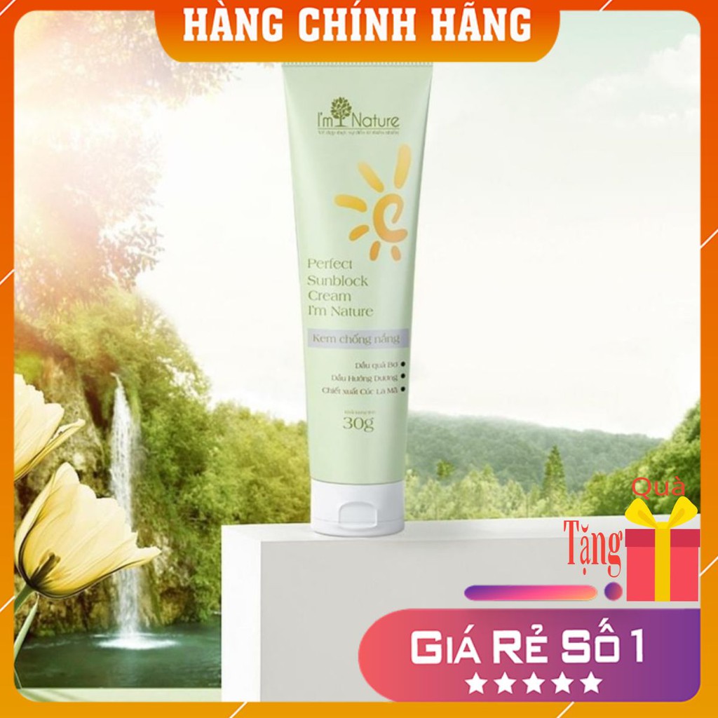 Kem Chống Nắng I'm Nature - Kem Chống Nắng Bảo Vệ Da Khỏi Tia UV Đẩy Lùi Sạm Nám - Ngăn Ngừa Lão Hoá