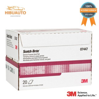Combo 10 Miếng Nhám Scotch Brite 3M 07447