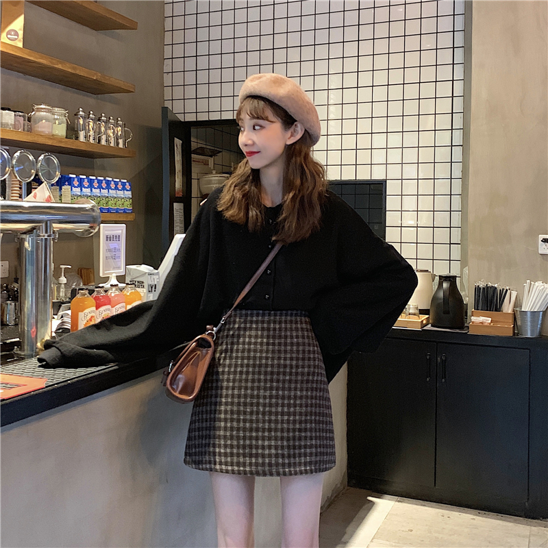 Xiaozhainv Chân Váy Midi Lưng Cao Kiểu Retro Hàn Quốc Xinh Xắn Cho Nữ | BigBuy360 - bigbuy360.vn