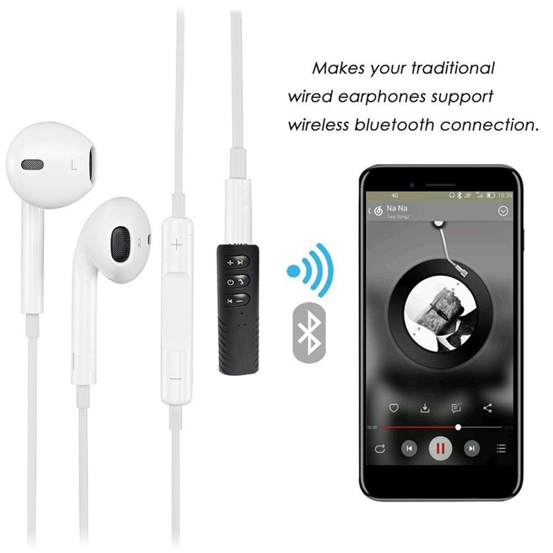 Bộ chuyển đổi thu tín hiệu âm thanh không dây kết nối Bluetooth cho xe hơi