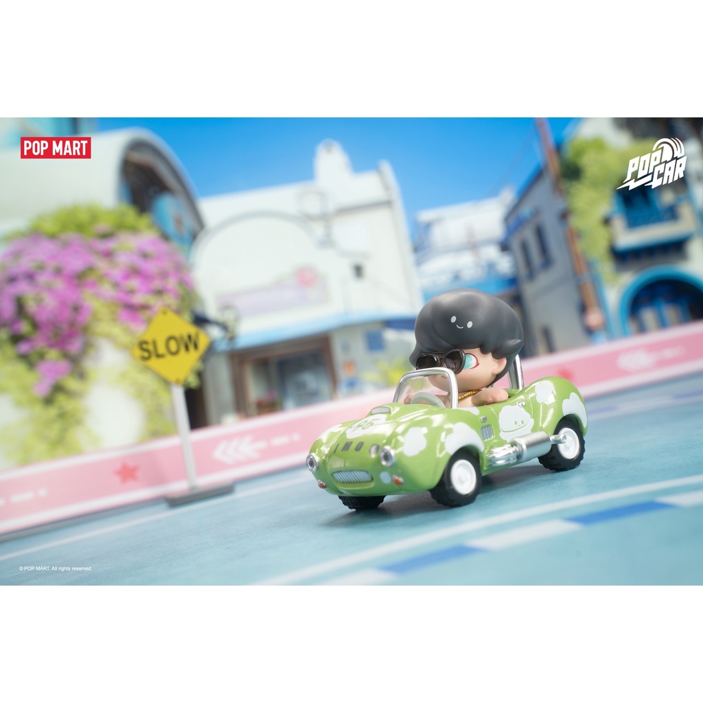 Xe Hơi POPMART LABUBU MOLLY SKULLPANDA PUCKY Ins Chính Hãng