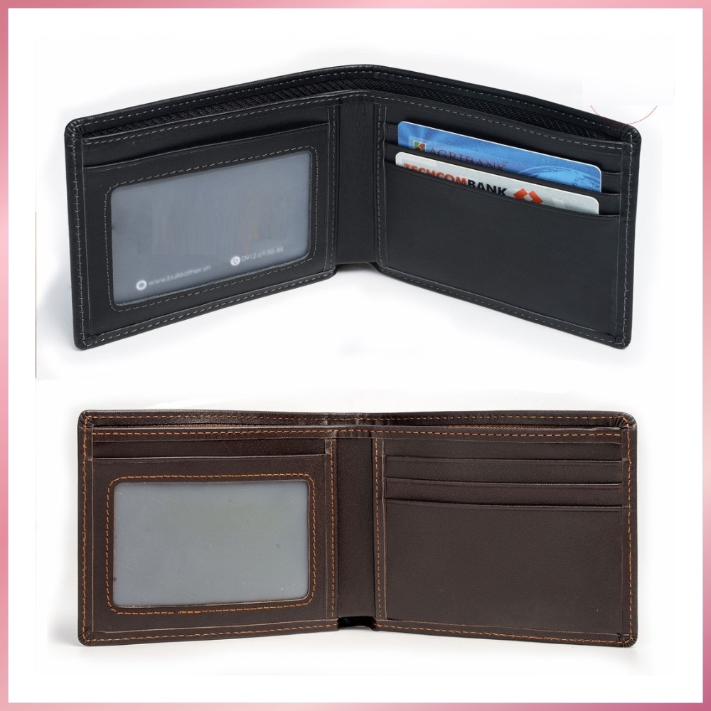 Ví Nam Da Cao Cấp Bỏ Túi Gọn Nhẹ, Bóp Nam Bền Đẹp - TRONBO -  Henry_official