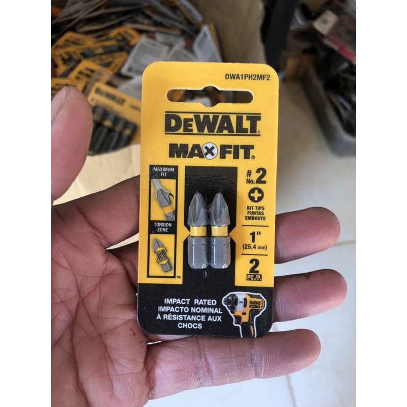 Vĩ 2 mũi vít Dewalt chính hãng