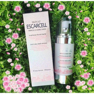 Tẩy tế bào chết ốc sên escarcell miracle bubble o2 mask skinaz hàn quốc 110ml