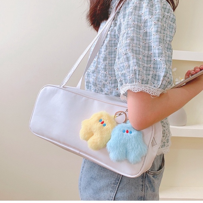 Móc khóa gấu chó thỏ hoạt hình dễ thương phụ kiện túi xách xe ô tô thời trang Hàn Quốc