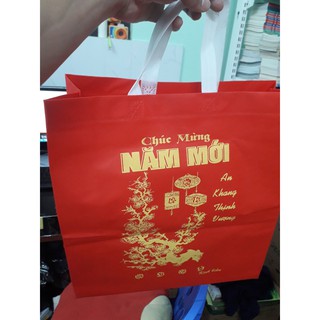 Túi chúc mừng năm mới hàng vải loại dầy đẹp