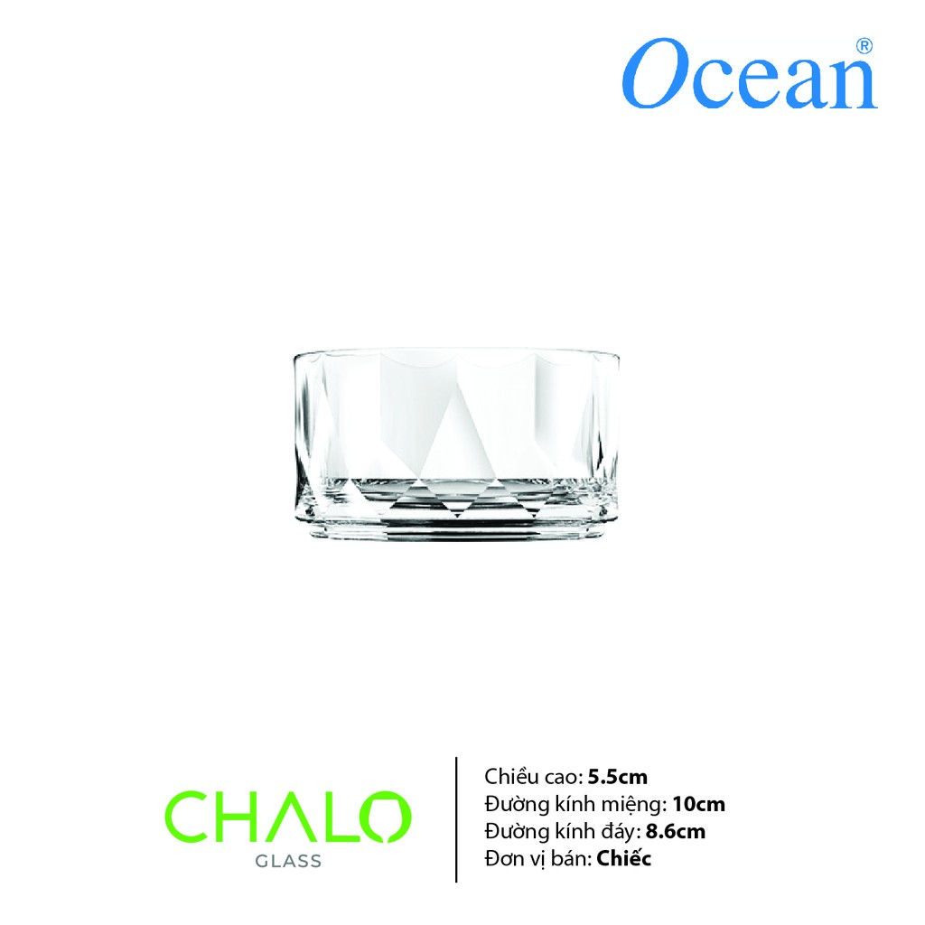 [Chính hãng] Bát thủy tinh kim cương Ocean Connexion Bowl  5.5cm x 10cm - P02820