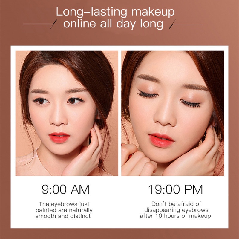 Bảng Phấn Kẻ Lông Mày 3 Trong 1 3 Trong 1 Màu Sắc Tự Nhiên Lâu Trôi Chống Thấm Nước Và Mồ Hôi Đa Năng