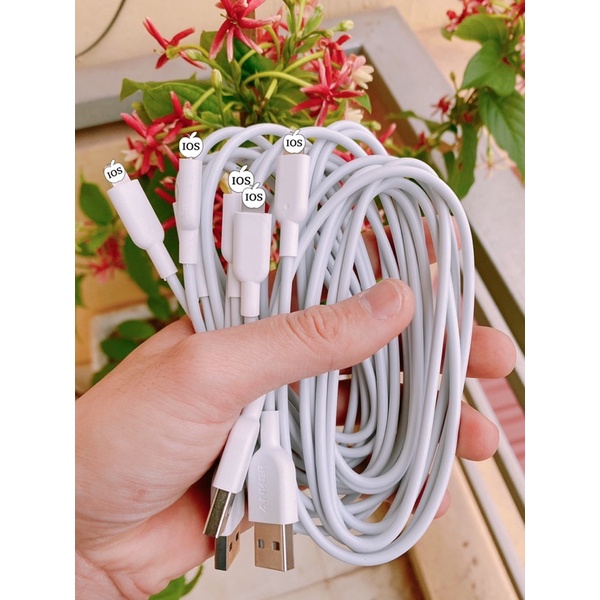 Dây Sạc-Cáp Sạc Anker PowerLine II Usb to L 30cm/A8431 -0.9m/A8432 - 1.8m/A8433