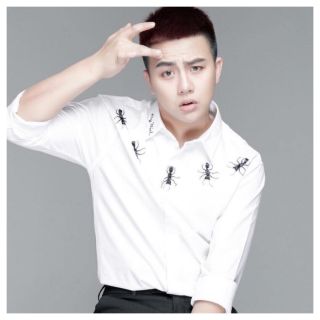 ÁO SƠ MI LỤA CON KIẾN HOT