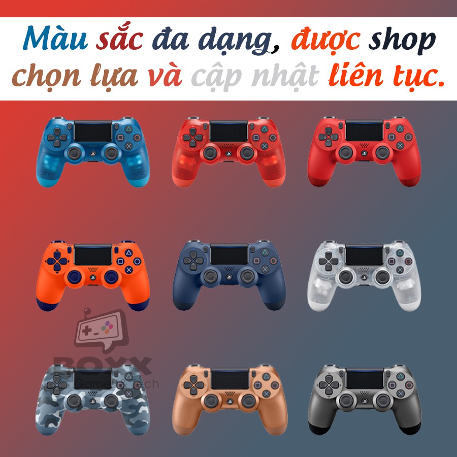 Tay cầm Ps4 Slim/Pro chính hãng nhiều màu, tay cầm chơi game ps4 dualshock | WebRaoVat - webraovat.net.vn