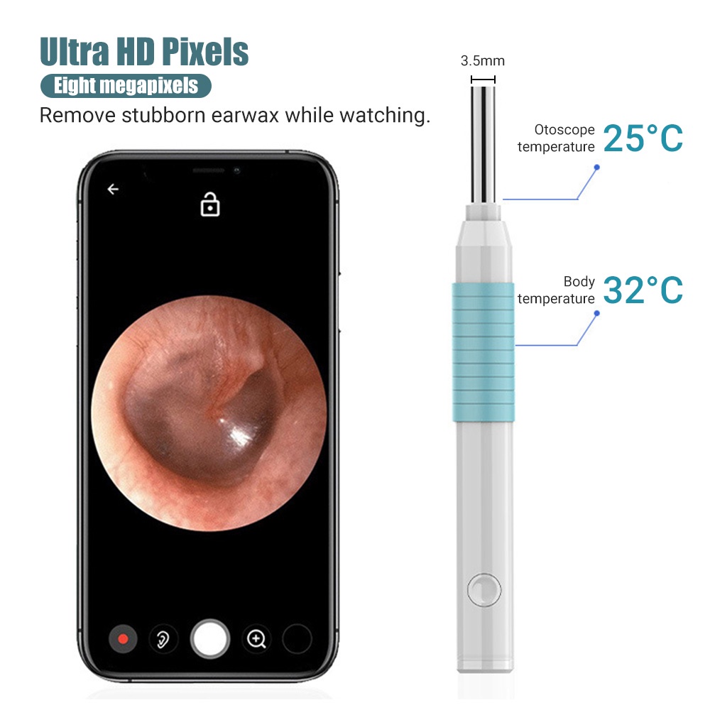 Bộ Dụng Cụ Camera Nội Soi Vệ Sinh Tai Chăm Sóc Sức Khỏe Tiện Dụng