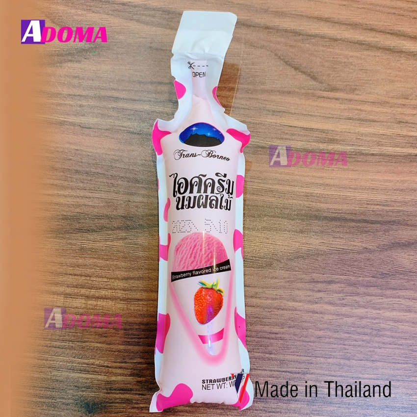 Kem trà sữa T-rung Thái Lan 100ml ชานมไข่มุก Uống lạnh hoặc Làm đông ăn rất ngon