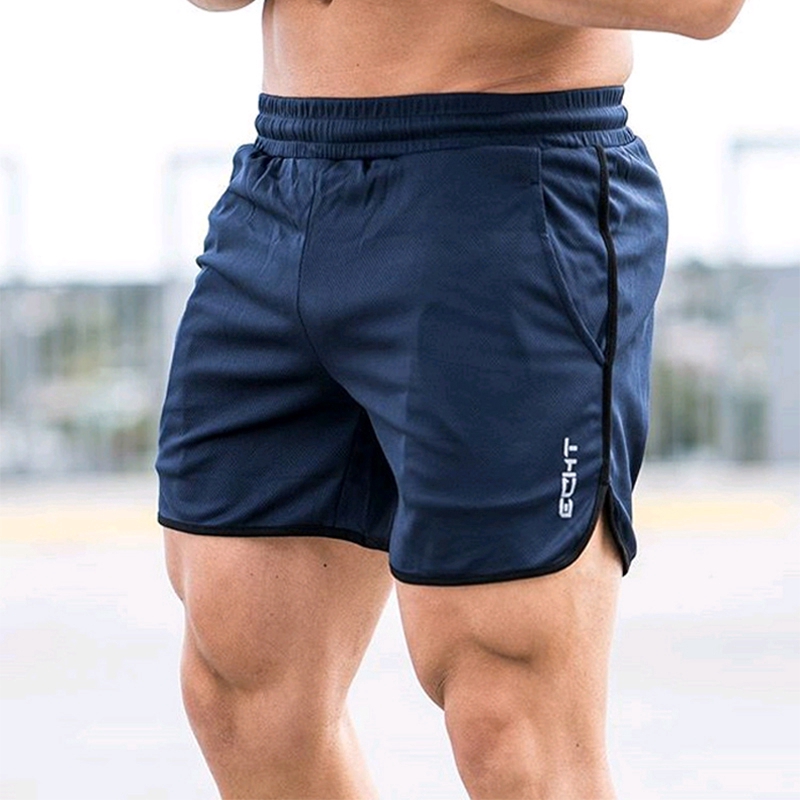 Quần short thể hình dành cho nam giới / Quần short nam chạy bộ / Quần short thể thao nam lưới thoáng khí khô nhanh