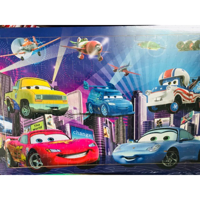 Tranh ghép hình puzzle 200 mảnh nhiều chủ đề (loại bảng gỗ có hình nền phía dưới bảng)