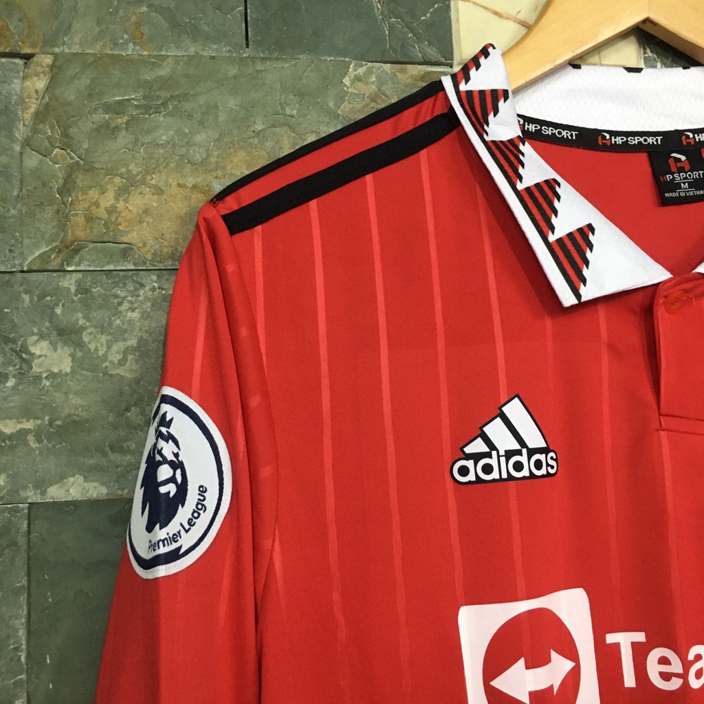 (NEW2023) Bộ quần áo đá banh MU đỏ sân nhà 2023FLG tay dài UPDATE MỚI NHẤT