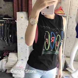 Áo ba lỗ nữ kèm baza siêu hót 2060
