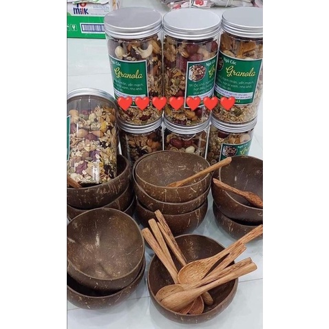 Ngũ cốc granola sấy mật ong hủ 0,5kg