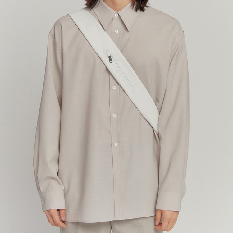 Túi da đeo chéo JAMS unisex túi xách quai lớn nam nữ phong cách Hàn Quốc