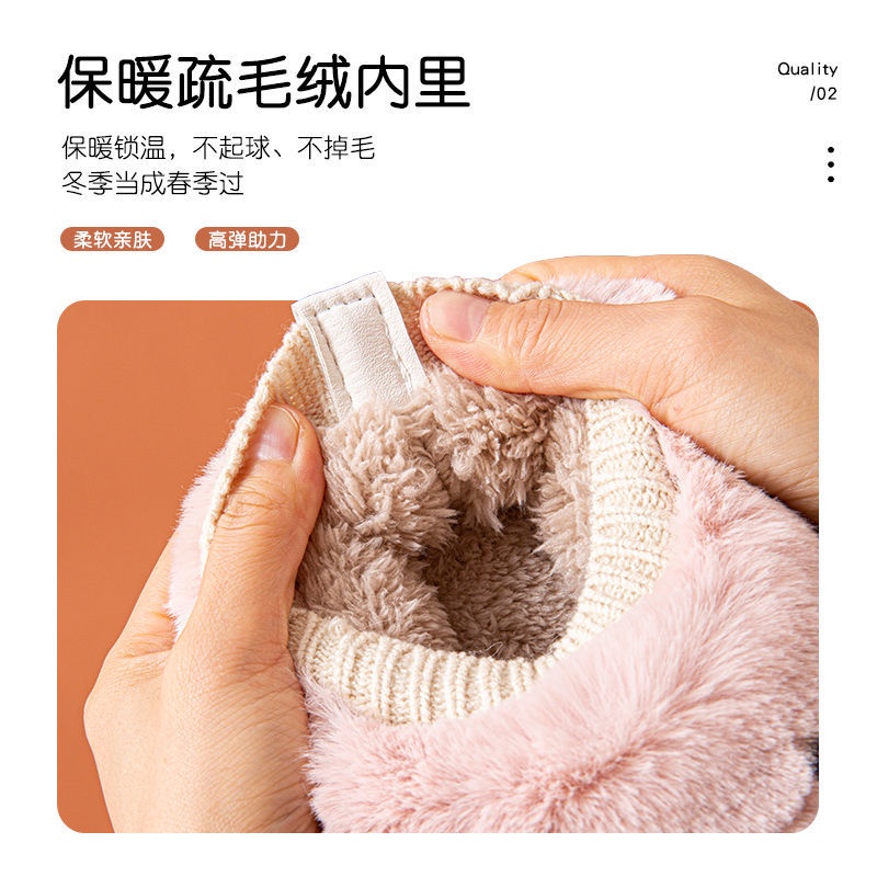 Dép đi trong nhà giữ ấm chống trượt thời trang mùa đông xinh xắn cho cặp đôi