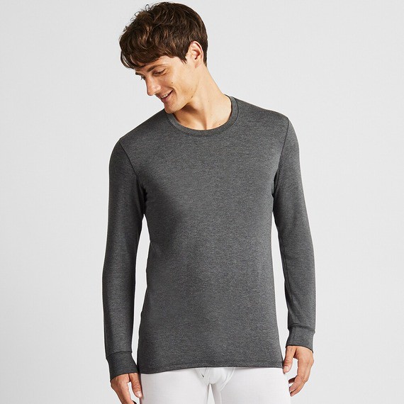 Áo giữ nhiệt heattech extra warm nam cổ tròn UNIQLO