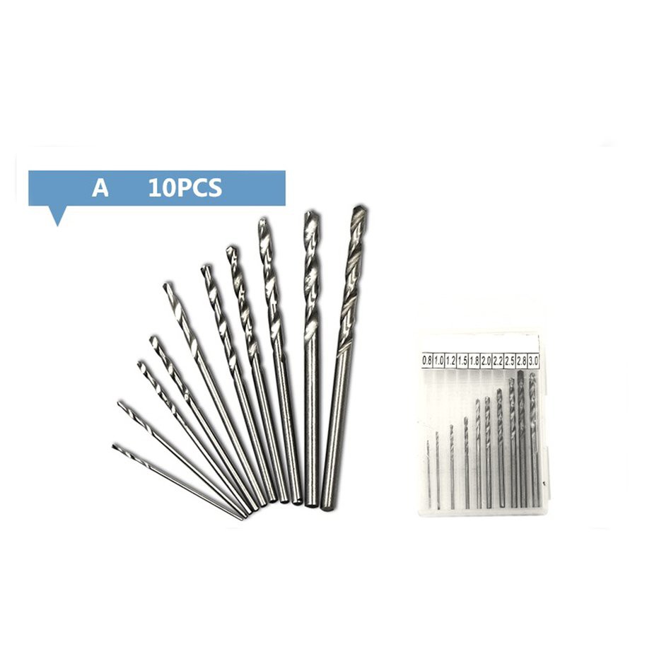 BITS Mũi Khoan Xoắn Ốc Hss 0.8-3.0mm Chuyên Dụng Làm Đồ Gỗ