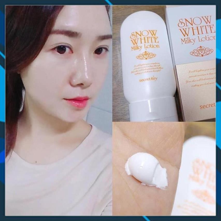 [Freeship88] Sữa dưỡng thể dưỡng trắng Secret Key Snow White Milky Lotion 120g