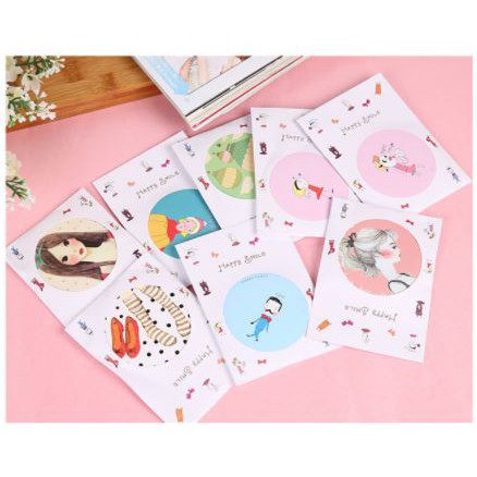 Gương cầm tay mini phong cách Hàn Quốc