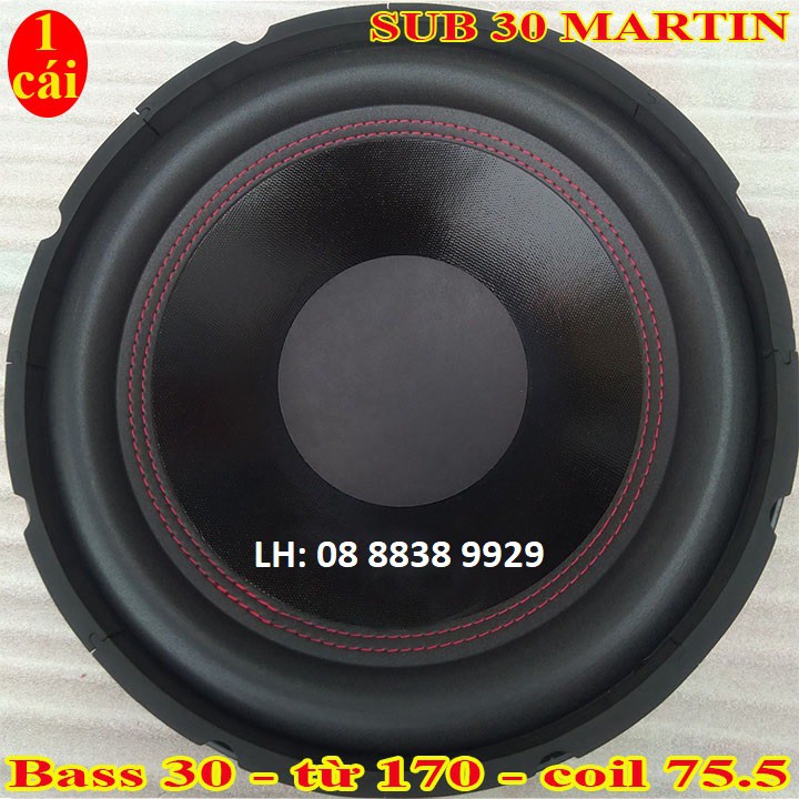 CỦ LOA SIÊU TRẦM MARTIN 30 TỪ 170 XƯƠNG NHÔM CAO CẤP - ĐÓNG THÙNG SUB