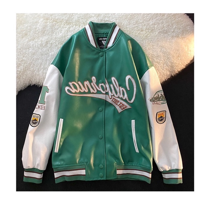 Áo Da - Áo Bomber - Áo Bóng Chày 2 Lớp Unisex