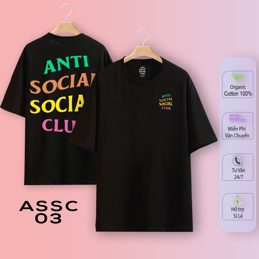 Áo thun ASSC - Anti Social Social Club - 100% cotton 2 chiều - Mỹ Tú Store